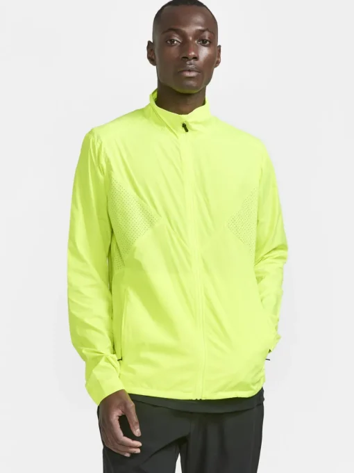 MEN'S ADV ESSENCE WIND JACKET - BIOME/BLAZE