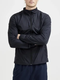MEN'S ADV ESSENCE WIND JACKET - BIOME/BLAZE