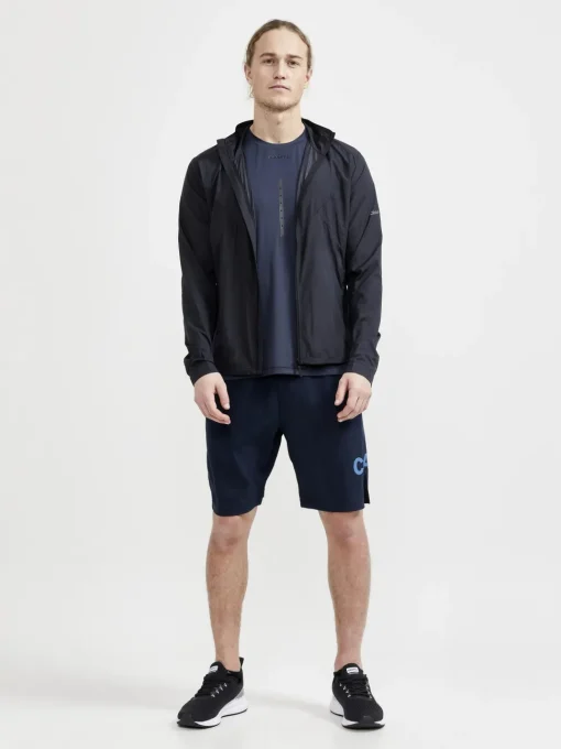 MEN'S ADV ESSENCE WIND JACKET - BIOME/BLAZE