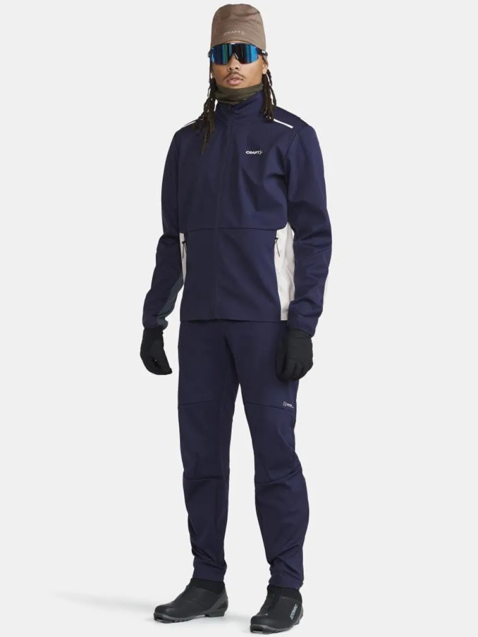 MENS CORE XC SKI TRAINING JACKET - BLAZE-TOFU