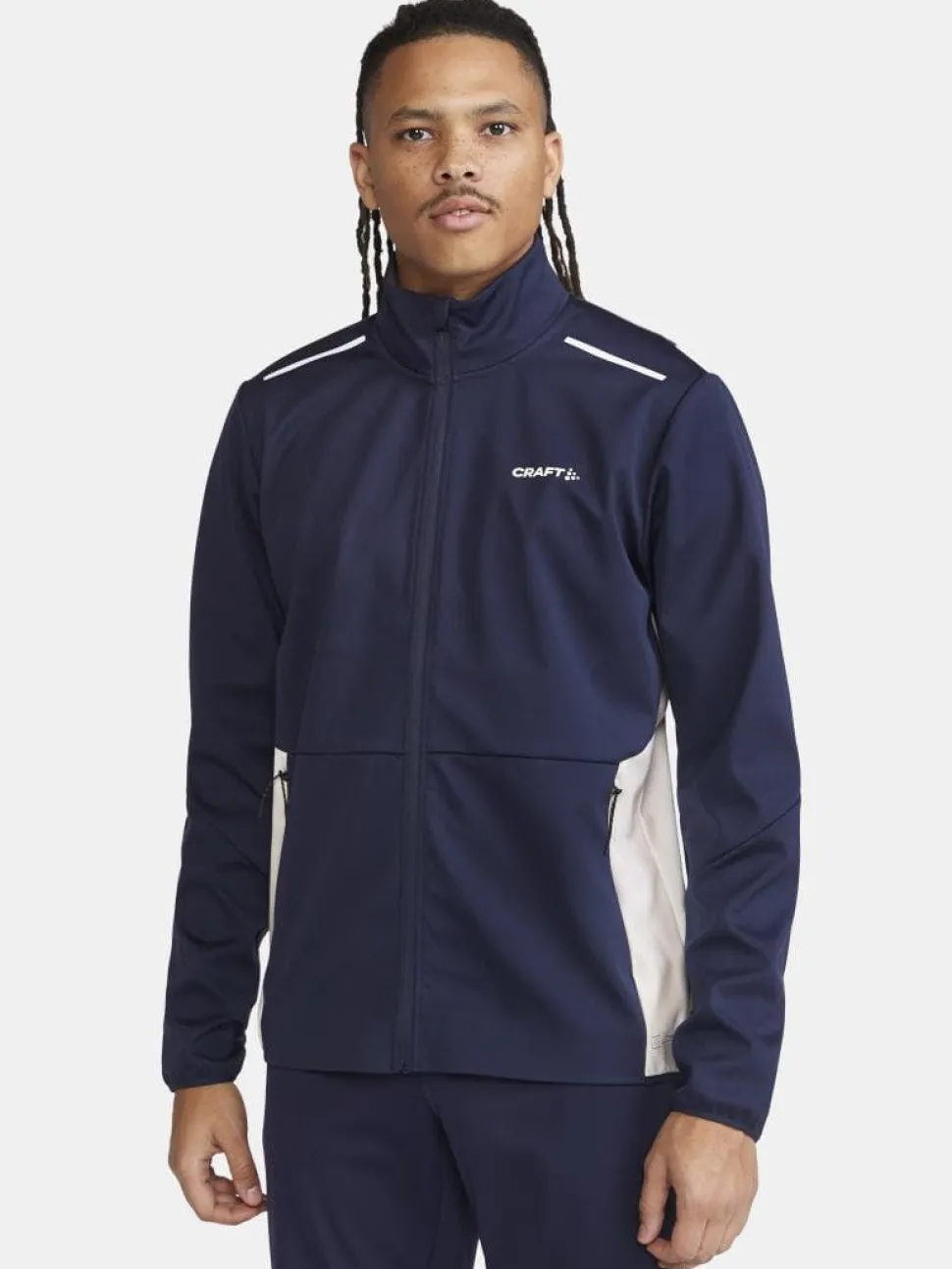 MENS CORE XC SKI TRAINING JACKET - BLAZE-TOFU