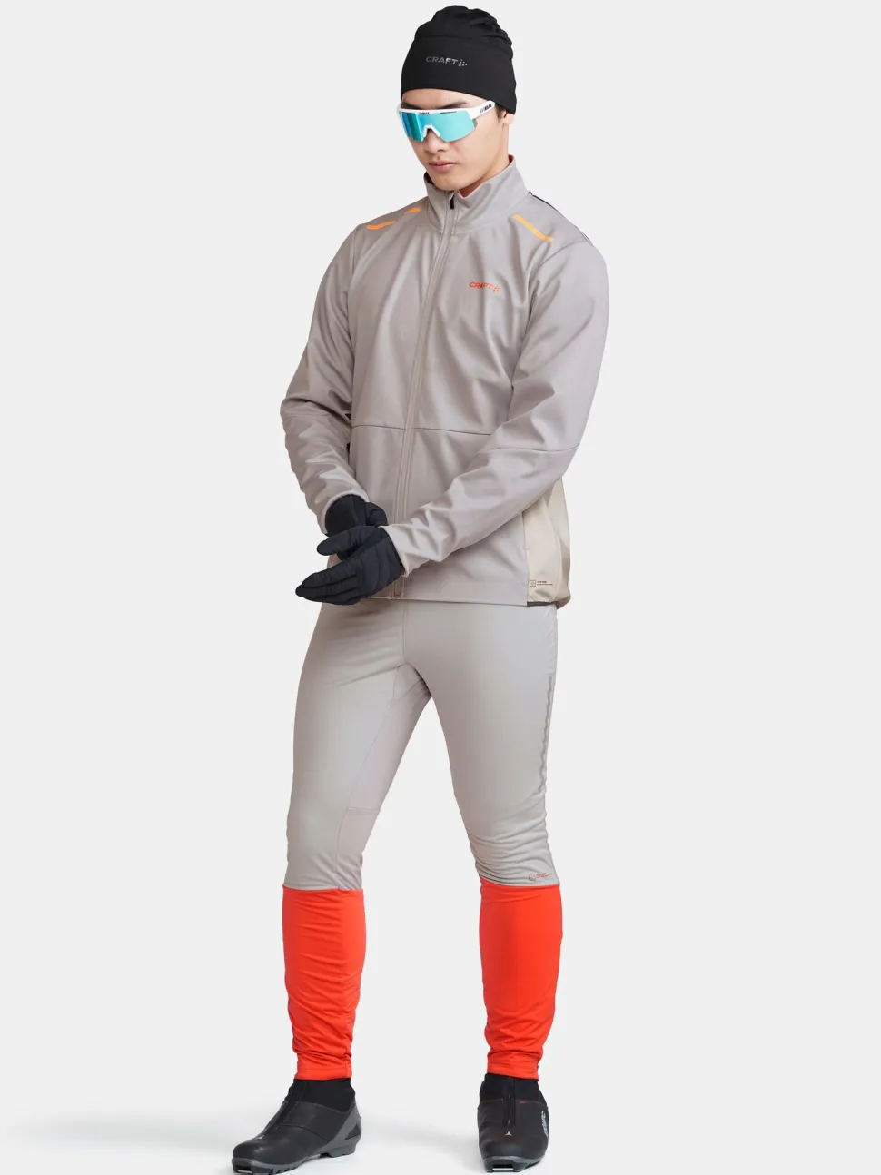 MENS CORE XC SKI TRAINING JACKET - GHOST-TOFU
