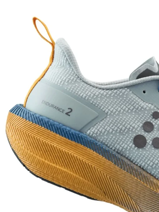Men's Endurance 2 Running Shoe - Platinum/Sour