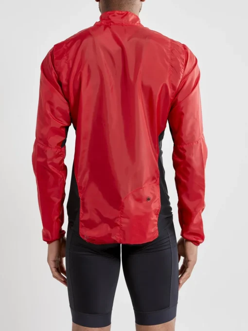 Men's Essence Light Wind Cycling Jacket - Bright Red