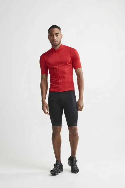 Men's Essense Cycling Jersey - BRIGHT RED