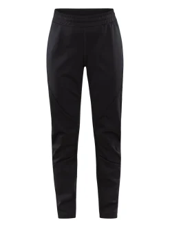 WOMENS CORE XC SKI TRAINING FZ PANTS - Black