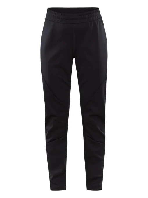 WOMENS CORE XC SKI TRAINING FZ PANTS - Black