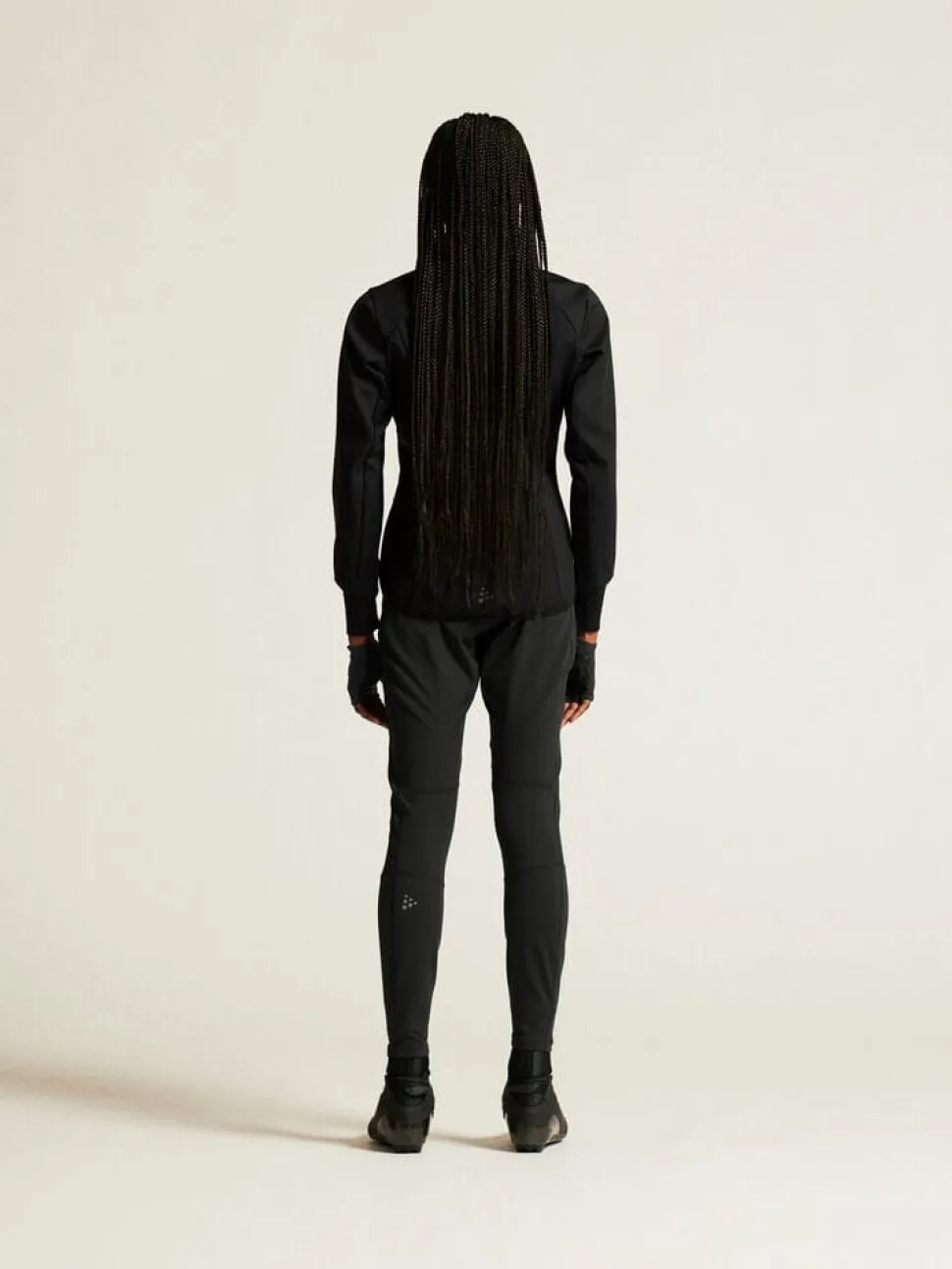 WOMENS CORE XC SKI TRAINING JACKET - Black