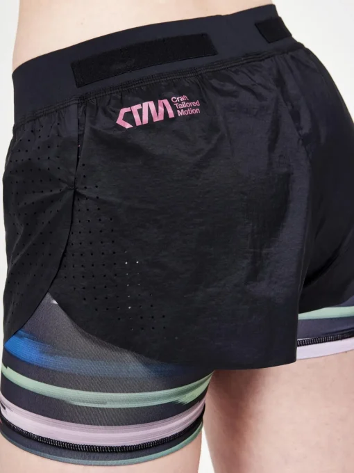 WOMEN'S CTM DISTANCE 2IN1 RUNNING SHORTS