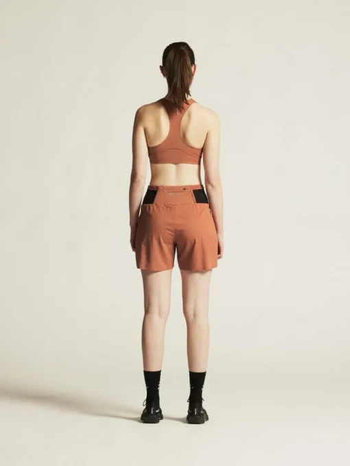 Women's Pro Trail Running Shorts - SEQUOIA